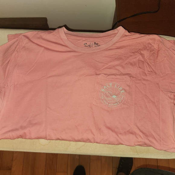 Salt Life Tops - Salt Life Pink T-Shirt
